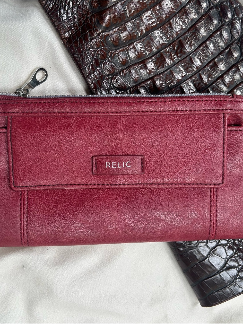 Beautiful burgundy wallet